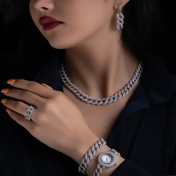 سرویس نقره جواهری،ساعت و انگشتر نقره کارتیر رادیوم